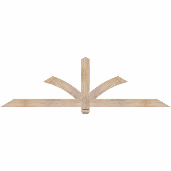 Ekena Millwork Redmond Smooth Timber Gable Bracket, Douglas Fir, 72"W x 21"H x 1 1/2"D x 3 1/2"F, 7/12 Pitch GBW072X21X0204RED00SDF - main